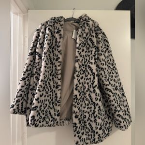 Ann Taylor fur coat